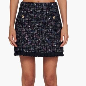 Sandro Bouclé Miniskirt